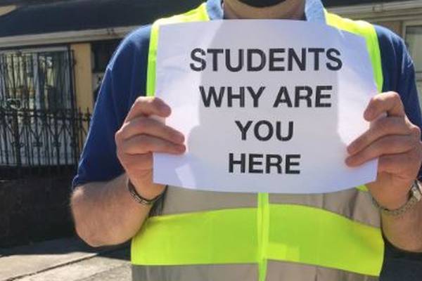 Cork residents protest over students partying near UCC