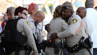 Two police among five dead  after  Las Vegas shooting