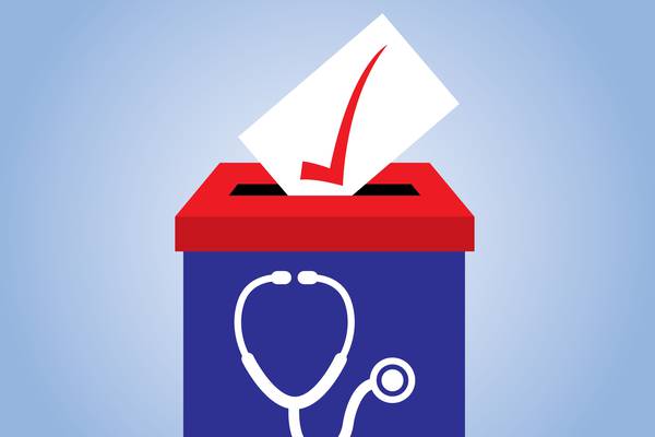 Is there a relationship between voting and good health?