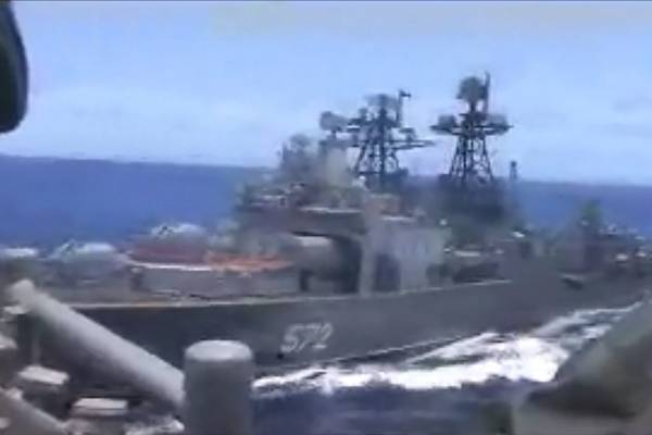 US and Russia blame each other for near collision in East China Sea