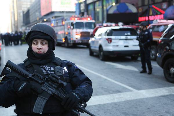 ‘Hey, there’s something going on in Times Square. I’m safe (again).’