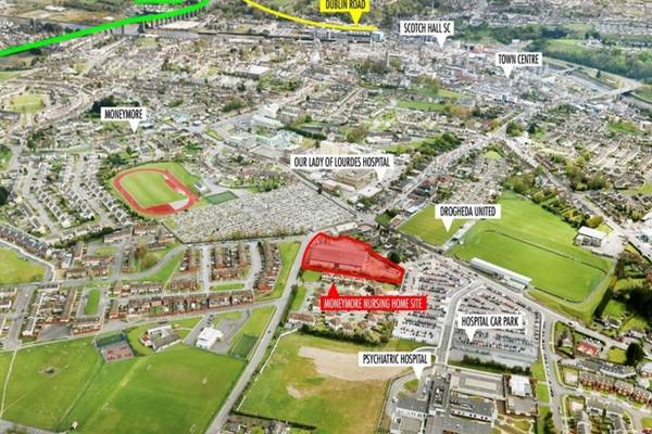 Drogheda site with planning for 150-bedroom nursing home for auction at €2m