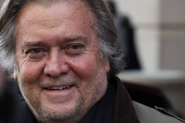 Steve Bannon charged with fraud over fundraiser linked to border wall