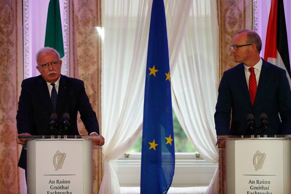 Ireland may recognise Palestinian state if peace talks continue to falter