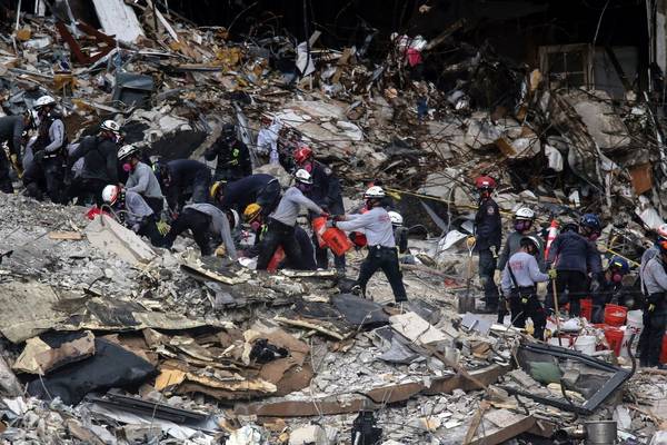 Hopes fade of finding survivors in Miami building rubble