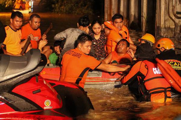 Philippines tropical storm leaves more than 120 people dead