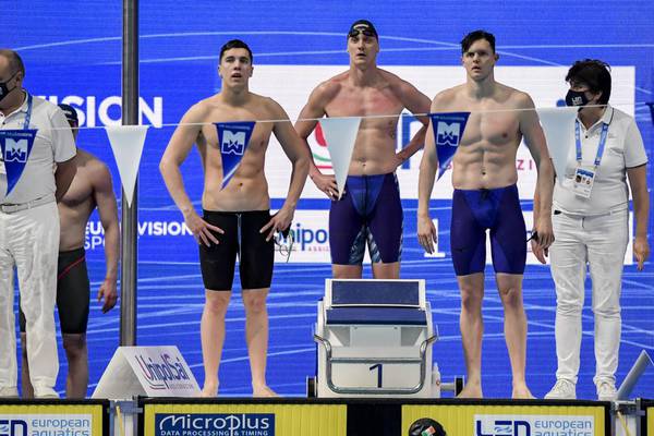 Swim Ireland considering ‘all options’ after Fina rescind medley relay invite