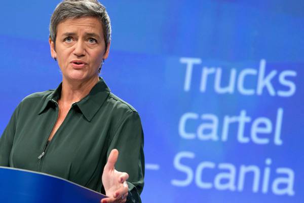 VW-owned Scania fined €880m for truckmakers cartel