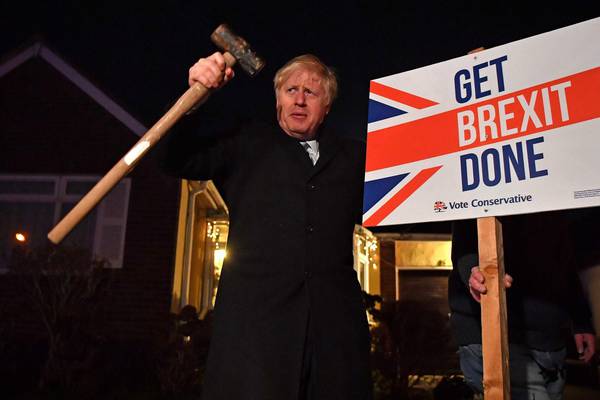 Boris Johnson keeps foot on Brexit accelerator
