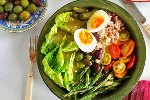 An Irish twist on Niçoise salad. Yes, it has potatoes