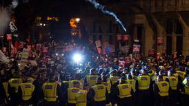 Police officers injured during London Million Mask March