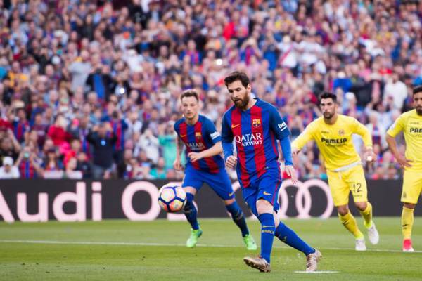 Lionel Messi’s Panenka tops off emphatic Barcelona win