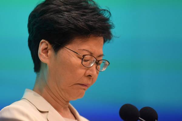 Hong Kong chief Carrie Lam offiers ‘sincere and solemn’ apology