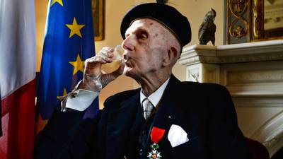 France’s Legion d’Honneur for second World War veteran Sir John Leslie