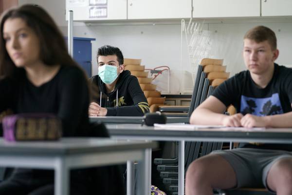 German secondary school state exams continue despite opposition