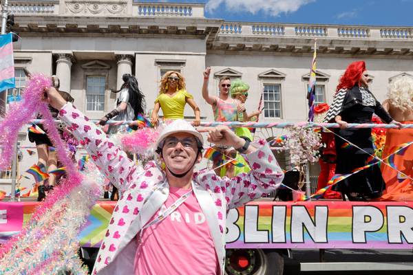 Tens of thousands of people turn out for LGBTQ+ Pride parade in Dublin