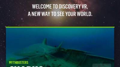 Web Log: Discovery Channel  sharks go virtual reality