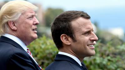 Macron and Trump go head-to-head on climate change
