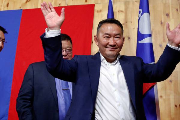 Former martial arts star wins Mongolian presidential election