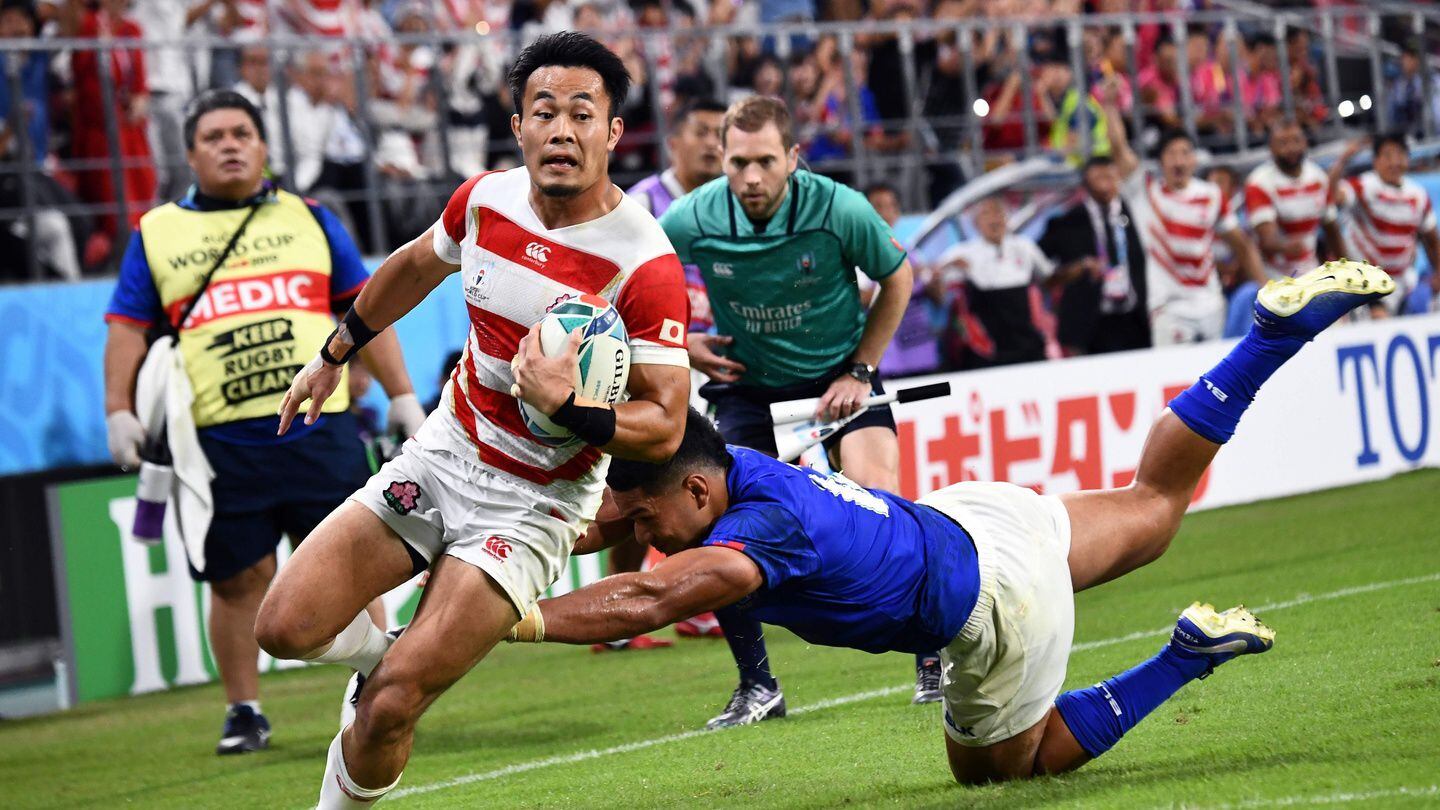 Japan in Pool A driving seat after bonus point win over Samoa – The Irish  Times