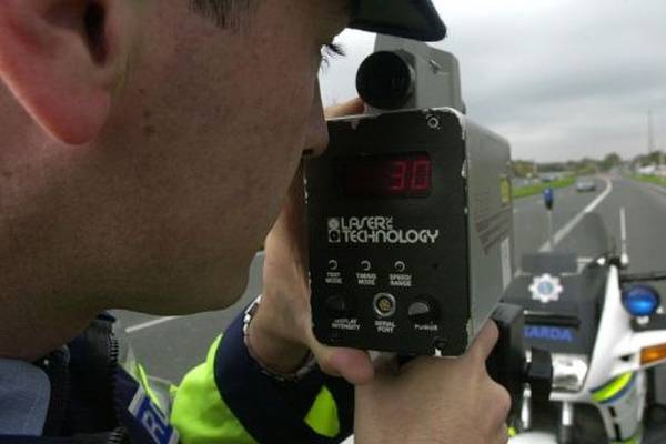 Speeds of almost twice the limit recorded during Garda operation