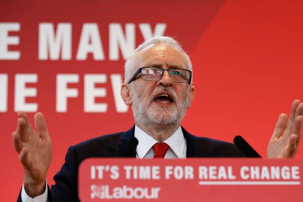 Corbyn pledges to ‘get Brexit sorted’ in six months at campaign launch