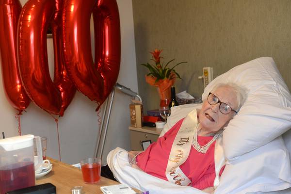 Woman who survived Covid-19 celebrates her 100th birthday