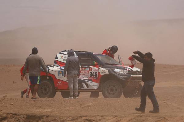 André Villas-Boas crashes out of Dakar Rally