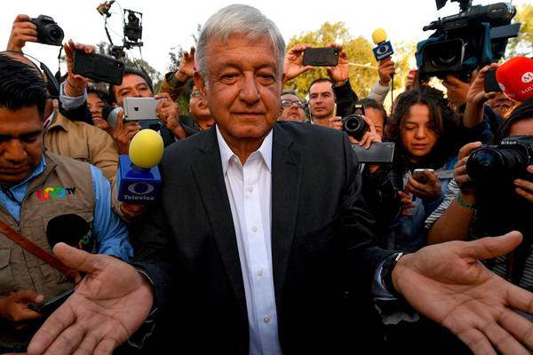 Mexico election: leftist Amlo expected to cruise to victory