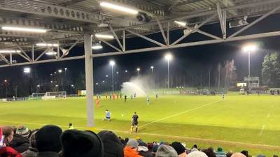 Sprinkler drama livens up Belfield stalemate