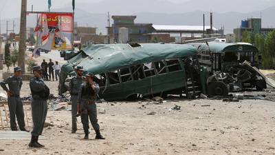 Taliban suicide bombers kill 37 in attack on Afghan police cadets