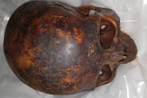 Man arrested over theft of 800-year-old mummy head from church