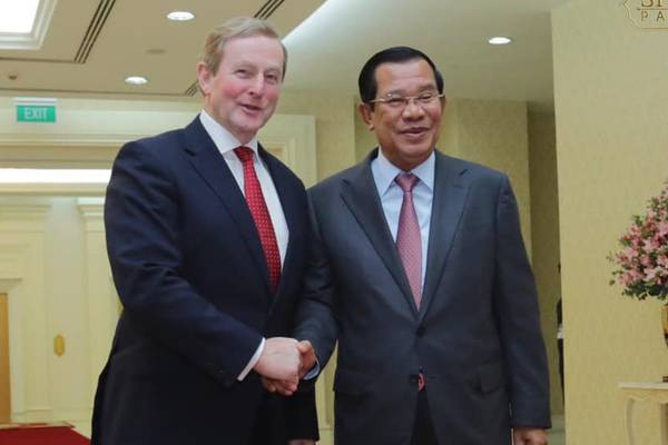 Cambodian PM tells Enda Kenny EU trying to hold his people ‘hostage’