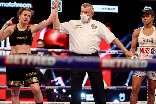 Katie Taylor once again shows her prowess when the going gets tough