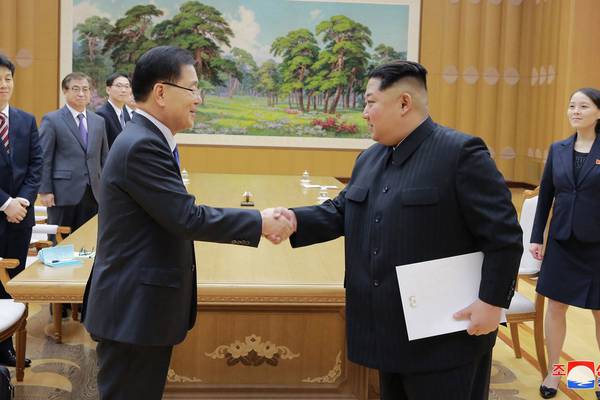 North and South Korea agree to historic summit next month