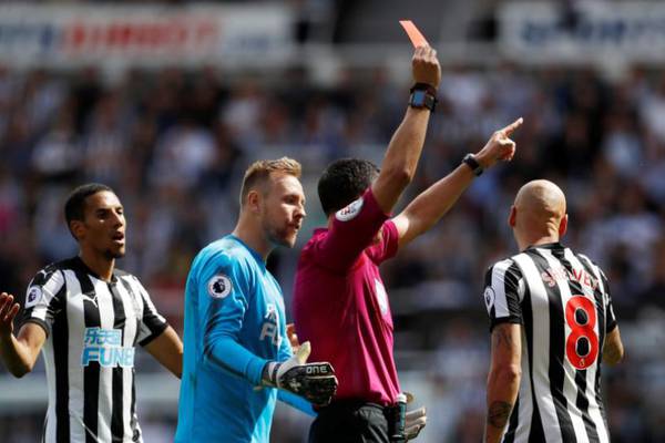 Spurs push home advantage after Shelvey’s moment of madness