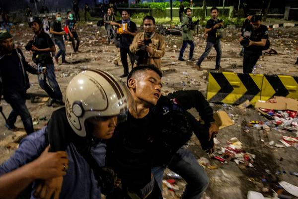 Indonesian protesters disperse after further post-election unrest