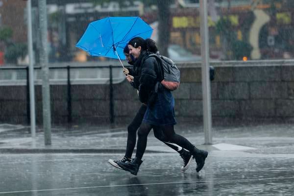 Yellow thunderstorm warning for several parts of country, including Dublin