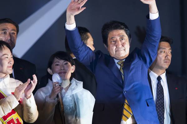 Japanese voters return prime minister Shinzo Abe to power
