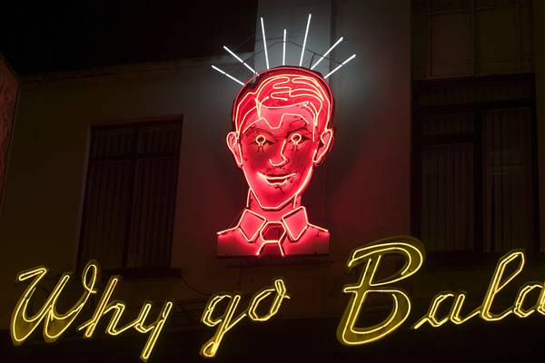 The first neon sign is said to have been for a hairdresser