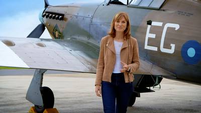Fiona Bruce in a Spitfire is a Brexiteer’s fever dream