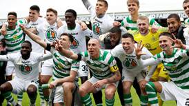 Celtic down the Dons to secure eighth consecutive title