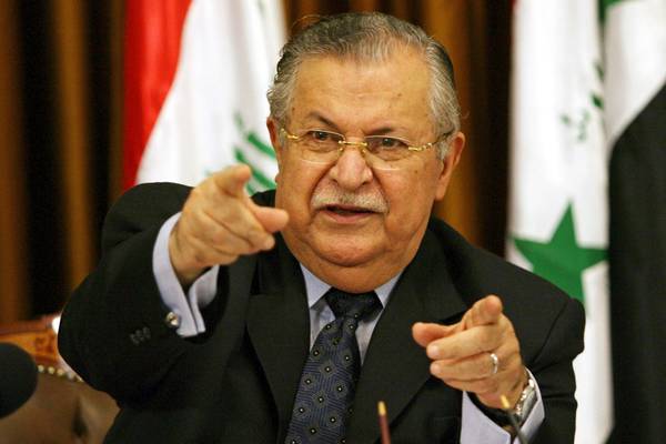 Former Iraq president Jalal Talabani dies aged 83