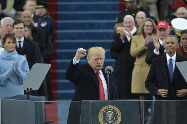 Fintan O’Toole: Trump’s inaugural speech was phony and honest