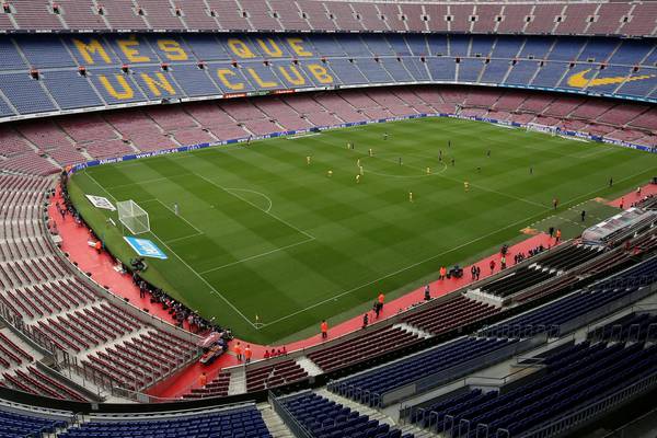 Ken Early:  Barca shut Camp Nou in solidarity with Catalan vote