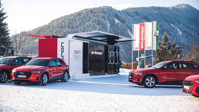Audi has mobile electric car charging plans