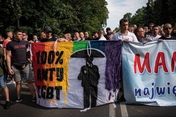 Polish government inciting ‘pogrom mood’, say LGBT activists