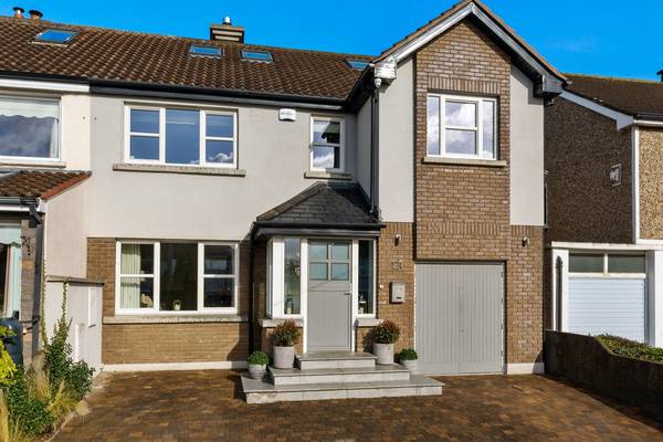 Remodelled mid-century semi-detached in Cabinteely for €850,000