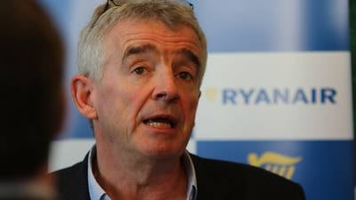 Airport operator DAA should ignore ‘arbitrary’ passenger cap in Dublin, says Michael O’Leary