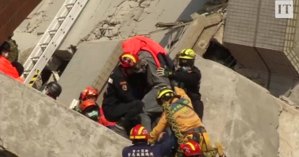 Taiwan Earthquake Survivor Pulled From Rubble The Irish Times 